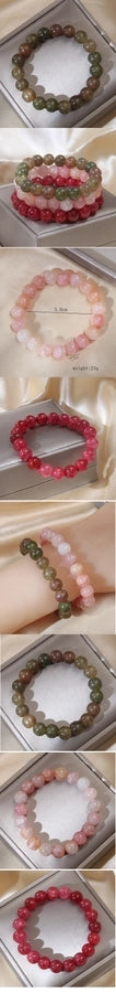 Sweet Round Beads Glass Beaded Bracelets