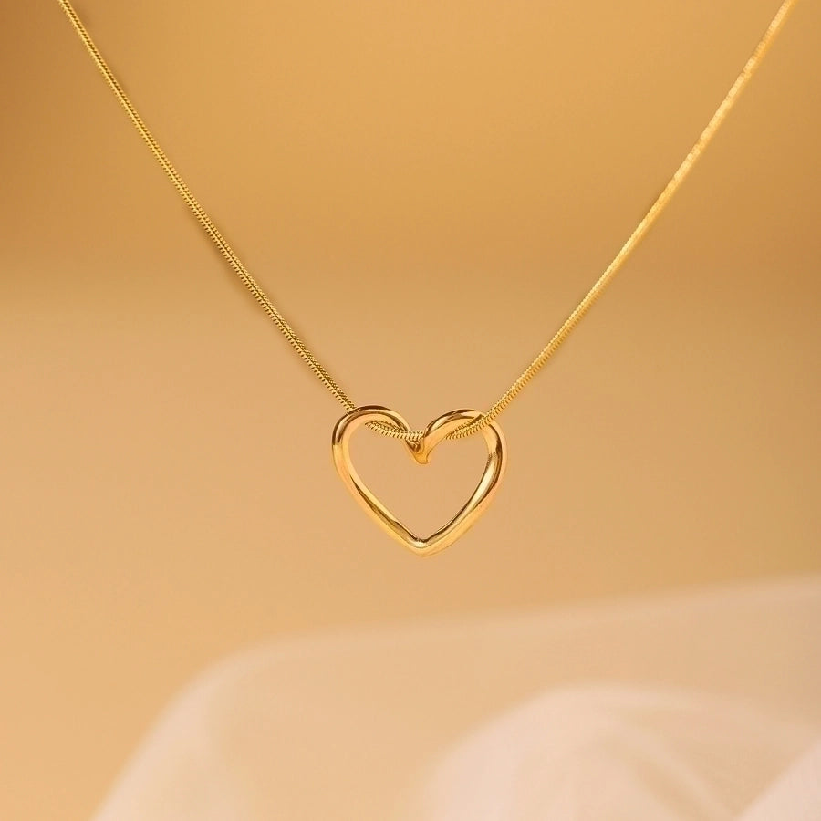 Elegant Heartbeat Pendant Necklace