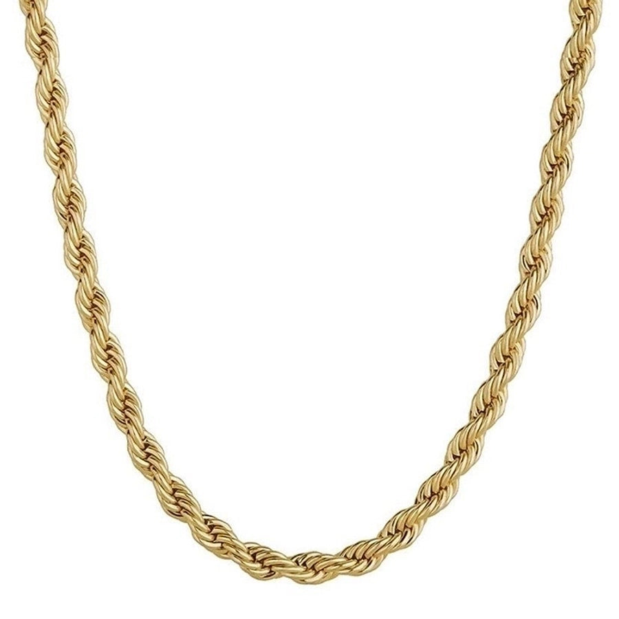 304 Stainless Steel 18K Gold Plated Hip-Hop Chain Geometric Necklace