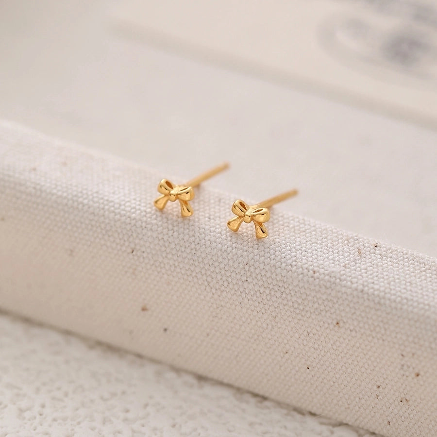 Delicate Bow Earrings