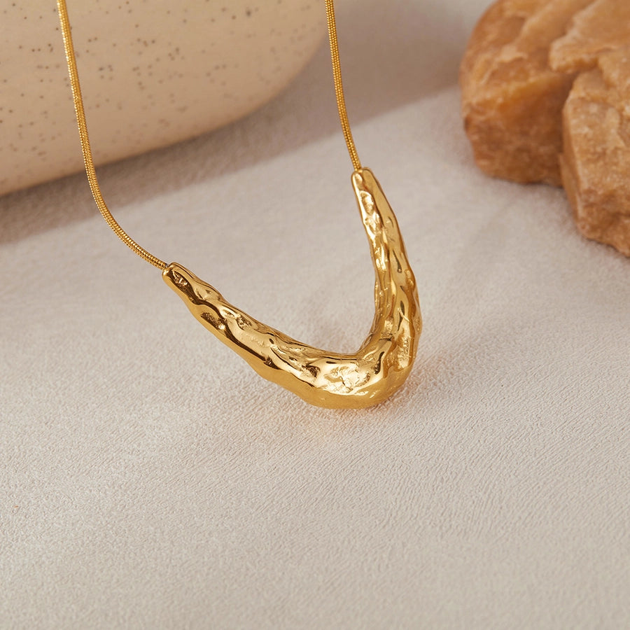 18K Gold Plated Minimalist style Ultra shaped Necklace