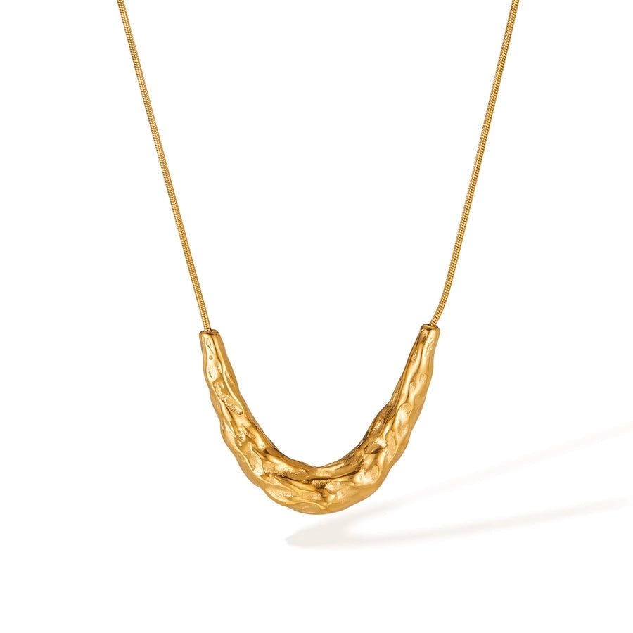 18K Gold Plated Minimalist style Ultra shaped Necklace