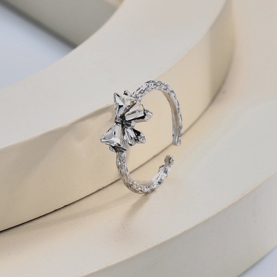 Bow Belle zircon Ring