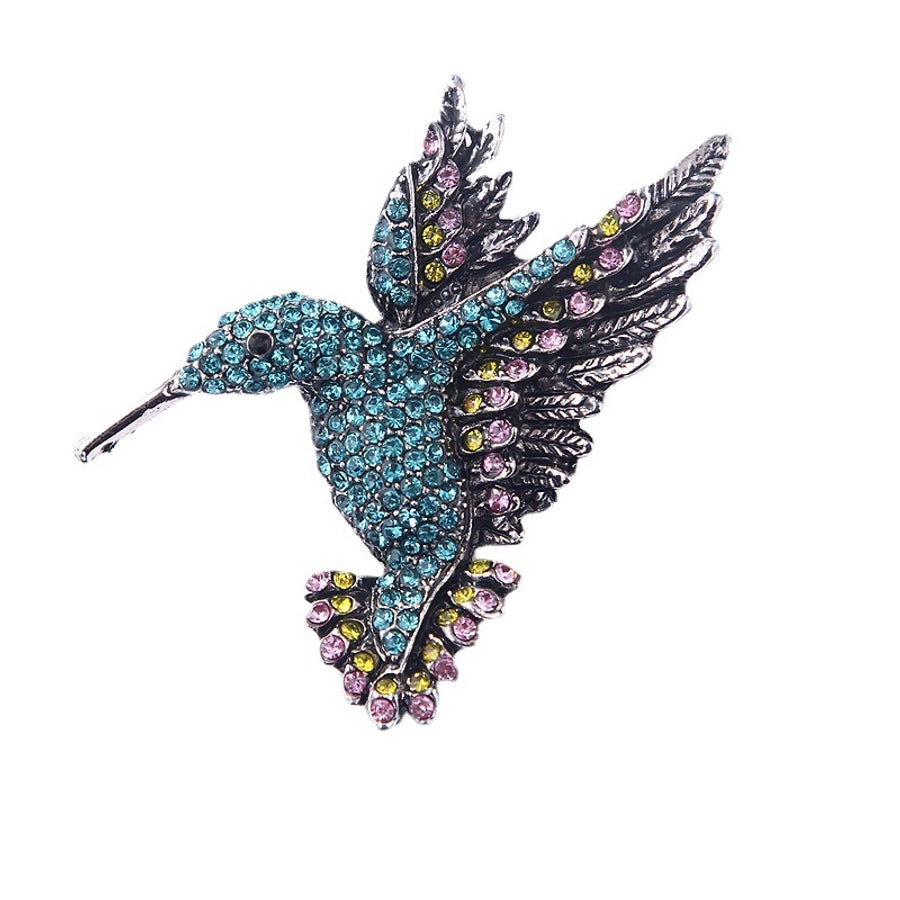 Chic Bird Rhinestone Alloy Brooch